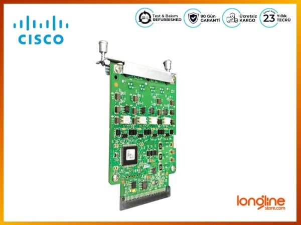 Cisco VIC3-4FXS/DID 4-Port Voice Fax Interface Card - 4