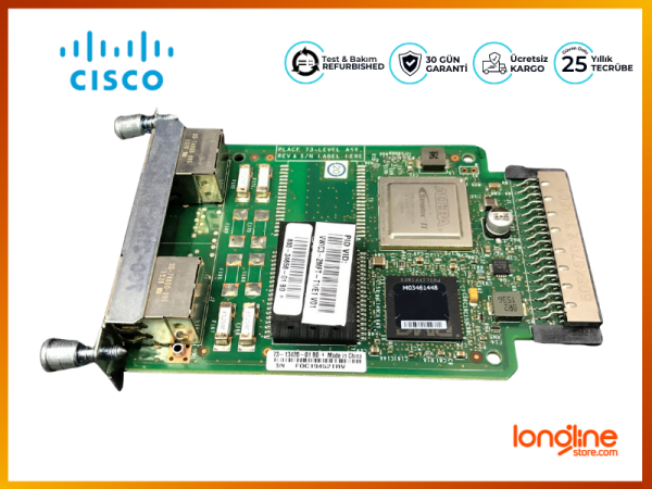 Cisco VWIC3-2MFT-T1/E1 2 Portlu T1/E1 Multiflex Trunk Ses/WAN Arayüz Kartı - 2