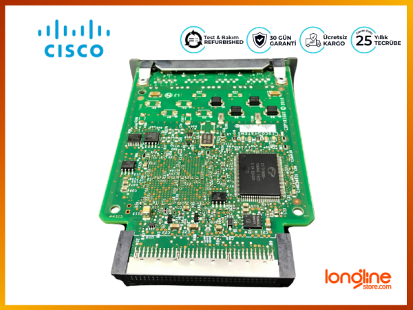 Cisco VWIC3-2MFT-T1/E1 2 Portlu T1/E1 Multiflex Trunk Ses/WAN Arayüz Kartı - 4