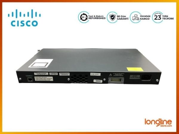 Cisco WS-C2960+24TC-L 24 Port 10/100 2x SFP/RJ-45 Layer 2 Switch - 3