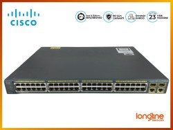 CISCO - Cisco WS-C2960+48PST-S 48 Port 10/100 2 SFP & 2 1000BASE-T PoE- Switch (1)