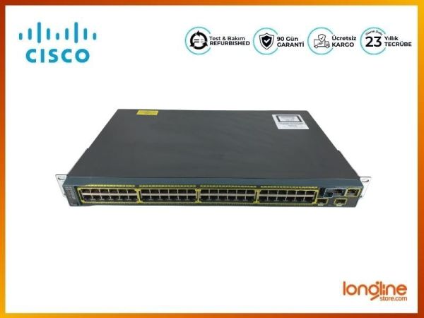 Cisco WS-C2960S-48TD-L 48-Ports GigE 2 x 10G SFP Switch - 1