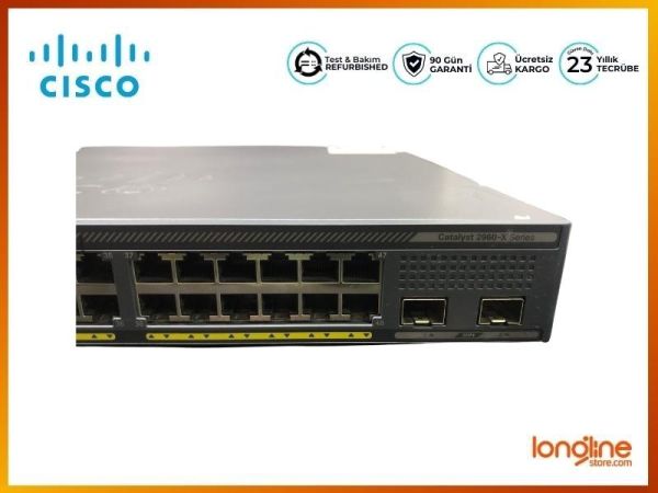 CISCO WS-C2960X-48LPD-L CATALYST 2960X 48 GIGE POE 10G SFP+ LAN - 3