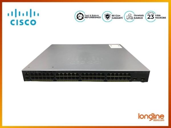 CISCO WS-C2960X-48LPD-L CATALYST 2960X 48 GIGE POE 10G SFP+ LAN