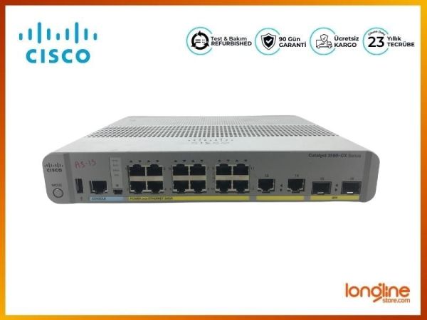 Cisco WS-C3560CX-12PC-S 12 Port 3560C IP Base Switch