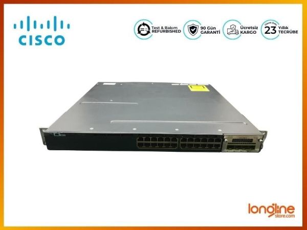Cisco WS-C3560X-24P-L Gigabit Ethernet 24 Port POE Switch - 2