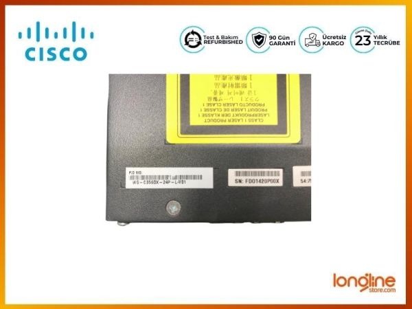 Cisco WS-C3560X-24P-L Gigabit Ethernet 24 Port POE Switch - 5