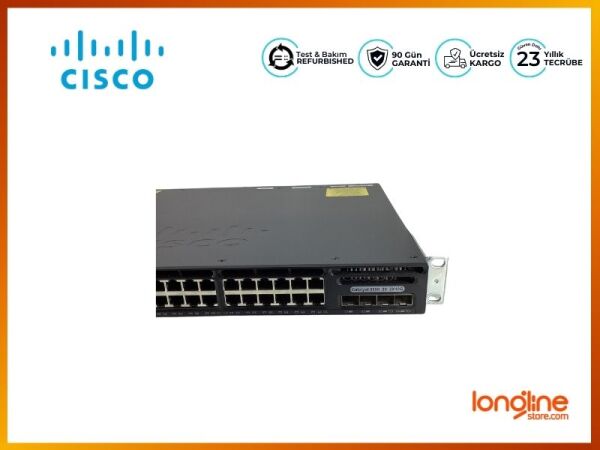 Cisco WS-C3650-24TD-L 24-Port Gigabit Ethernet 4xSFP+ 10Gbe Switch - 2