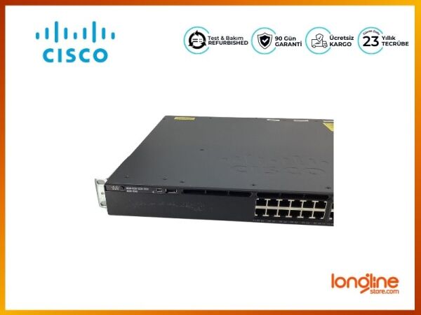 Cisco WS-C3650-24TD-L 24-Port Gigabit Ethernet 4xSFP+ 10Gbe Switch - 3