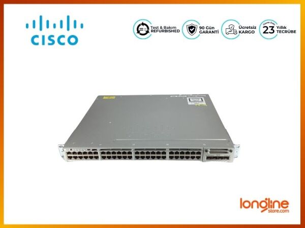 Cisco WS-C3850-48P-L Catalyst 3850 Gigabit PoE+ 48 Port Switch - 1