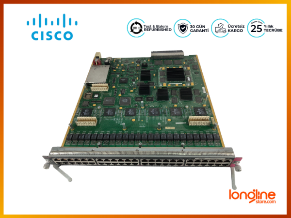 Cisco WS-X6148-RJ-45 48 Port 10/100Base-T Ethernet Anahtarlama Modülü (Switching Module) - 2