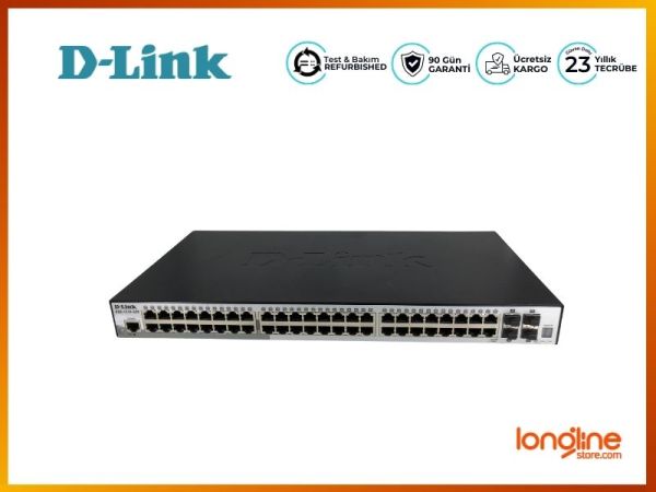 D-Link DGS-1510-52X 52xGigabit Stackable Smart Managed Switch 10G Uplinks - 2