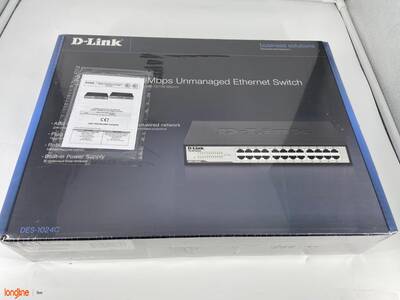 D-Link DES-1024C 24-Port 10/100Mbps Unmanaged Switch