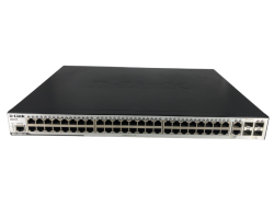 D-Link DES-3200-52 48 Port 10/100 + 2 Port Kombine SFP L2 Switch - D-LINK