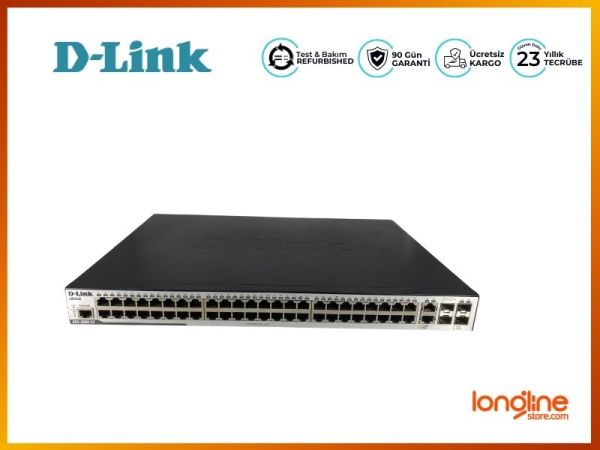 D-Link des-3200-52p d-link 48-Port 10/100Mbps PoE + 2 Combo 1000BASE-T/SFP