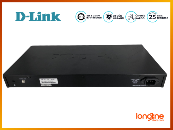 D-Link DGS-1510-52X 52 Port Gigabit Yığınlanabilir Akıllı Yönetilebilir Switch 10G Uplink'li - 2