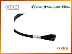 DATA TRANSMISSION CABLE SLIM SAS SFF‑8654 8I TO SFF‑8654 8I 24GBPS SAS 4.0 30AWG - OEM (1)
