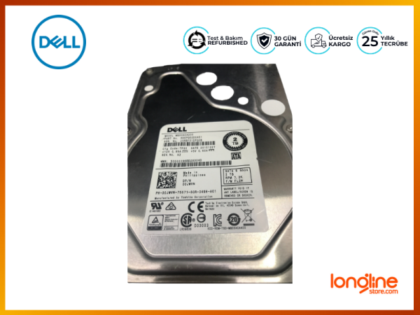 DELL 0JWVN 2TB 7.2K SATA 3 6GBPS 3.5 ENTERPRISE HDD - 5