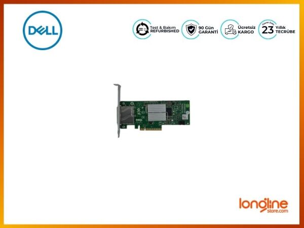 Dell 12DNW PERC H200E PCI-e External dual port SAS 6Gb/s Raid Controller Card - 1
