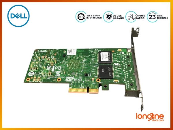 Dell 1GB Quad Port I350-T4 THGMP Ethernet Adapter Card 0THGMP