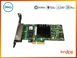 Dell 1GB Quad Port I350-T4 THGMP Ethernet Adapter Card 0THGMP - Thumbnail
