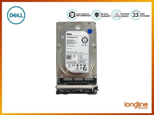 DELL 3TB 7.2K SAS 3.5 6GB/S HDD 55H49 - 2