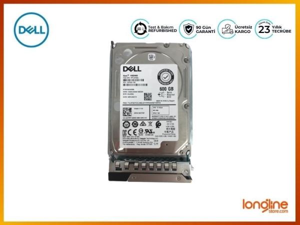 Dell 600GB 10K SAS Hard Drive 512n 2.5in 12GB/s XXTRP-14G