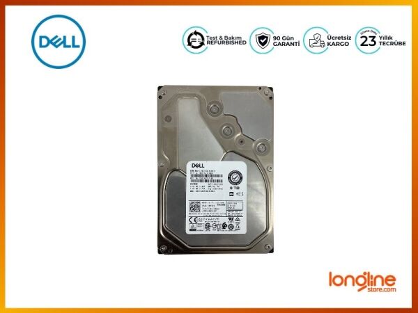DELL 8TB 7.2K NL SAS 12Gbps 3.5in 512e HDD 0FV725 FV725 - 2
