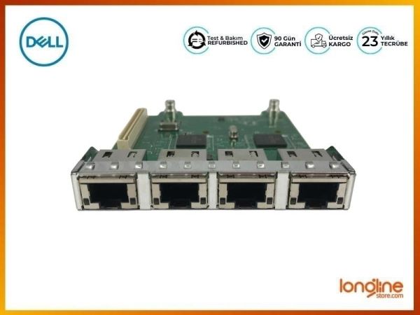 NETWORK ADAPTER DAUGHTER 1GB QP PCI-E ETH FOR POWEREDGE R620 R720 R720XD R820 FM487 - 1