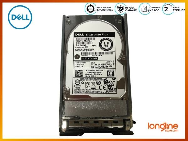 DELL Enterprise Plus 1.8TB 10K SAS 12Gbps 2.5in HDD 05H3XX 5H3XX