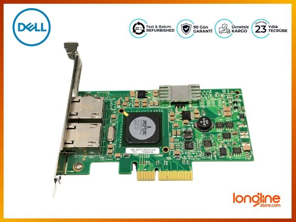 Dell G218C 0G218C PCIe Dual Port Gigabit Ethernet Adapter Card - 3