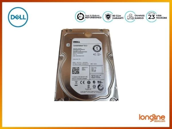 Dell 4TB 7.2K RPM 6Gb/s 3.5