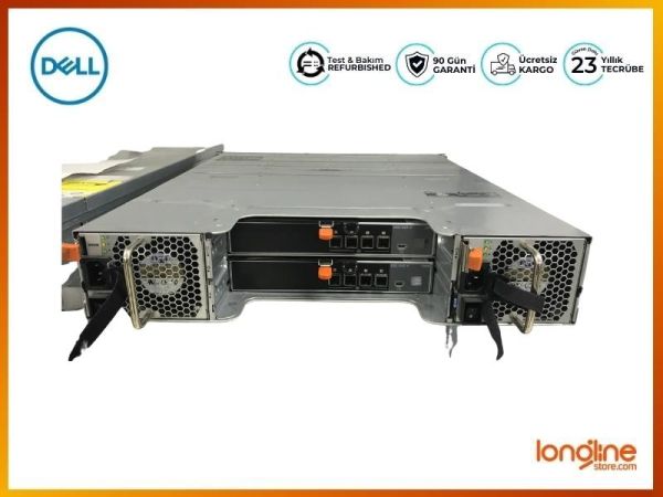 DELL MD1400 Storage 6x 4TB 7.2K SAS HDD 2x 12G-SAS-4 2x PSU - 3