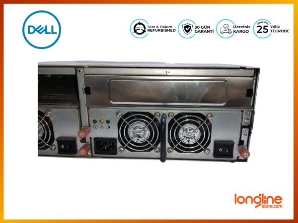 Dell PowerVault MD1000 Storage Array, With 2x Power Supplies - 3