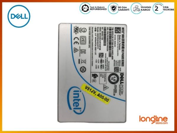 DELL U.2 NVME 1TB PCIE SSD 2.5 SERVER POWEREDGE V51JV SSDPE2KX010T7T - 1