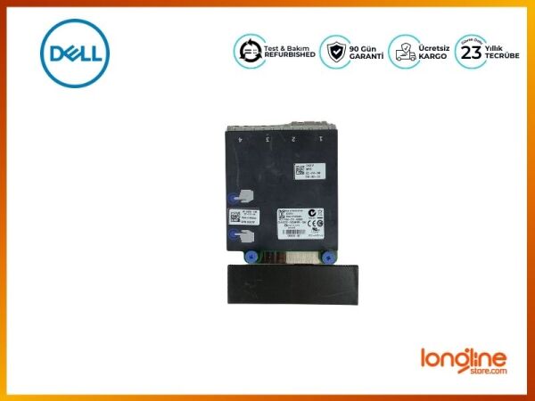 Dell X520-DA2 0C63DV C63DV Quad Port 2x10Gbe SFP 2x1Gb I350 Card - 1