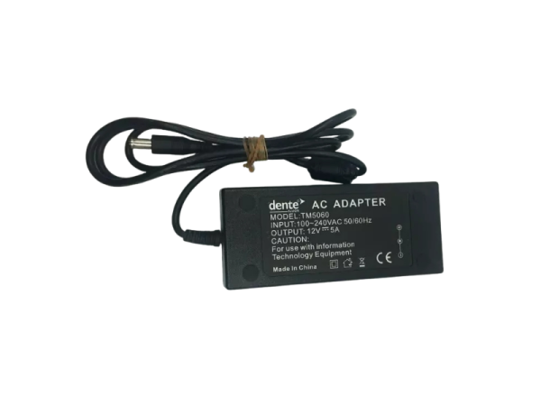 DENTE TM5060 100-240VAC 12 V 5A AC ADAPTER - 1