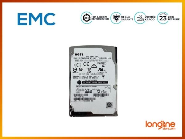 EMC 1.2-TB 6G 10K 2.5 SAS 005050084 V6-2S10-012 005050828 HDD - 1