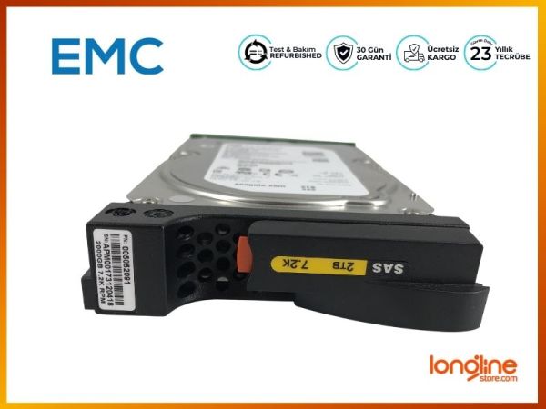 EMC DATADOMAIN 2TB 7.2K 3.5 6G SAS HDD - 3