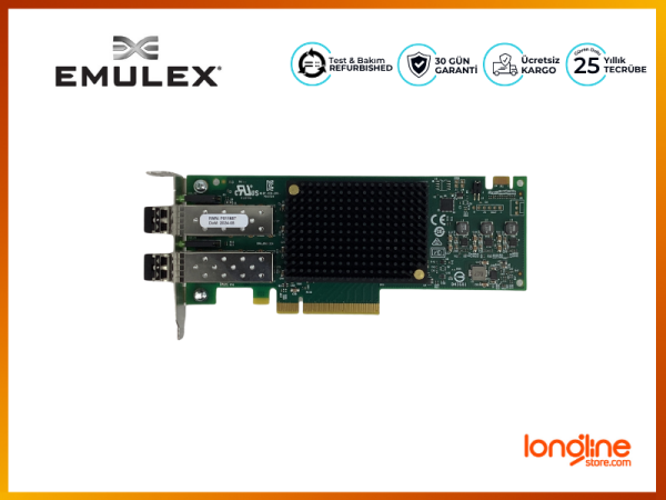 EMULEX LPE32002-M2 32GB 2 PORT SFP+ FC HBA ADAPTER - 2