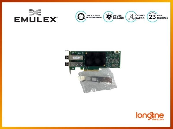 EMULEX LPE32002-M2 32GB 2 PORT SFP+ FC HBA ADAPTER - 1