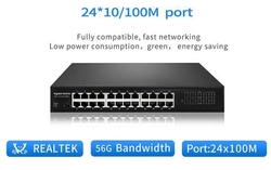 Entegron 24-Port 10/100Mbps Masaüstü Switch Metal Kasa ENTDS100-24 - ENTEGRON (1)