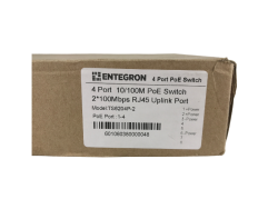 ENTEGRON 4 PORT 100M POE SWITCH + 2 FE UPLINK ENTDPS6204P-2F - 4