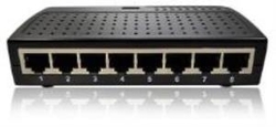 ENTEGRON 8 PORT 10/100 MASAÜSTÜ SWITCH METAL KASA TAK ÇALIŞTIR - ENTEGRON
