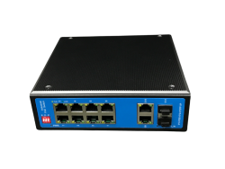 ENTEGRON POE Switch 8*10/100/1000M RJ45 PORT +2*1000M RJ45 PORT UMANAGED INDUSTRIAL POE SWITCH ENT/8G2SFP - ENTEGRON