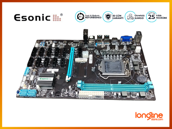 Esonic B250-BTC Gladiator Intel B250 2400 MHz DDR4 Soket 1151ATX - 2