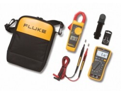 Fluke 117/323 Elektrikçi Kombo Kiti, Dijital Multimetre ve Pens Ampermetre - Fluke