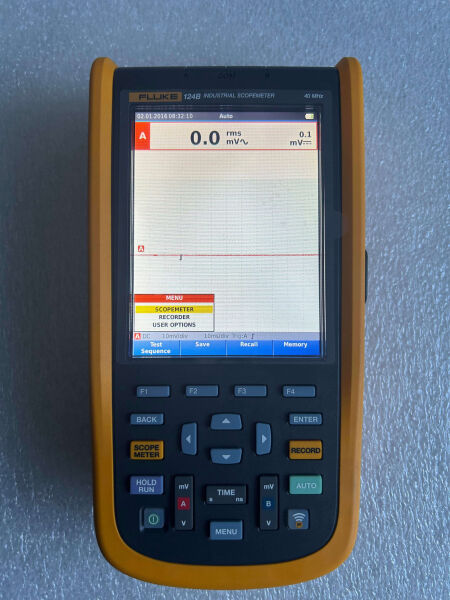Fluke 124B Endüstriyel ScopeMeter El Tipi Osiloskop - 2