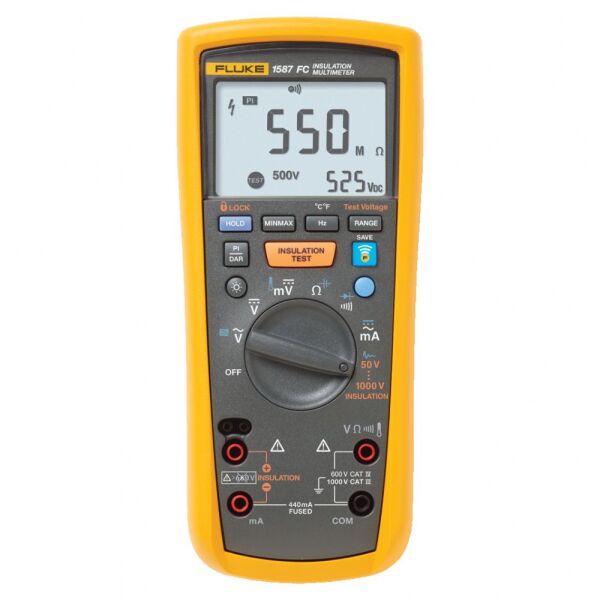 Fluke 1587FC İzolasyon Test Cihazı ve Multimetre 1000v - 1