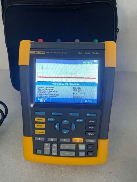 Fluke 190-104 Renkli ScopeMeter Osiloskop - 6